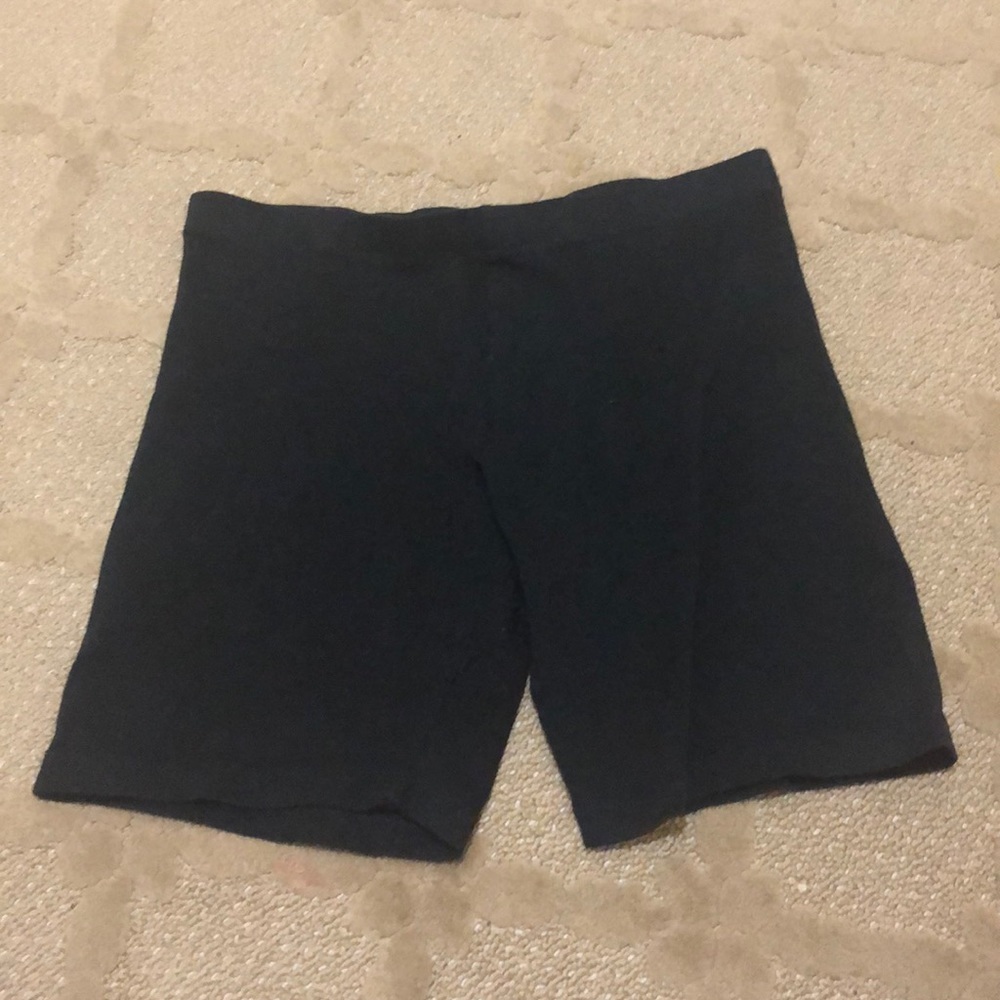 Forever 21 black bike shorts